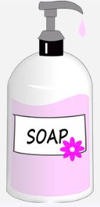 Soap and water really works